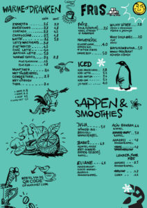 warme dranken, fris, sappen en smoothies